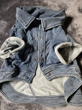 Large Denim Dog Jacket